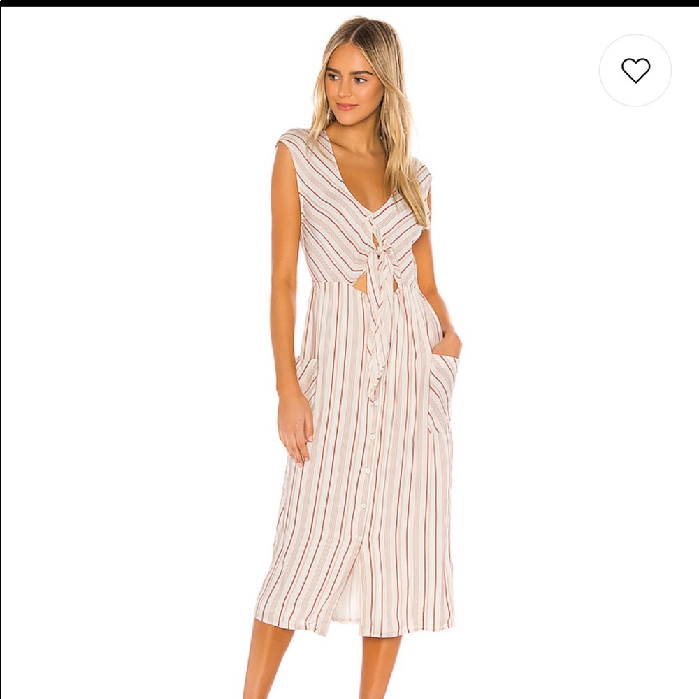 Tavik Dress with Pocket and Tie Detail